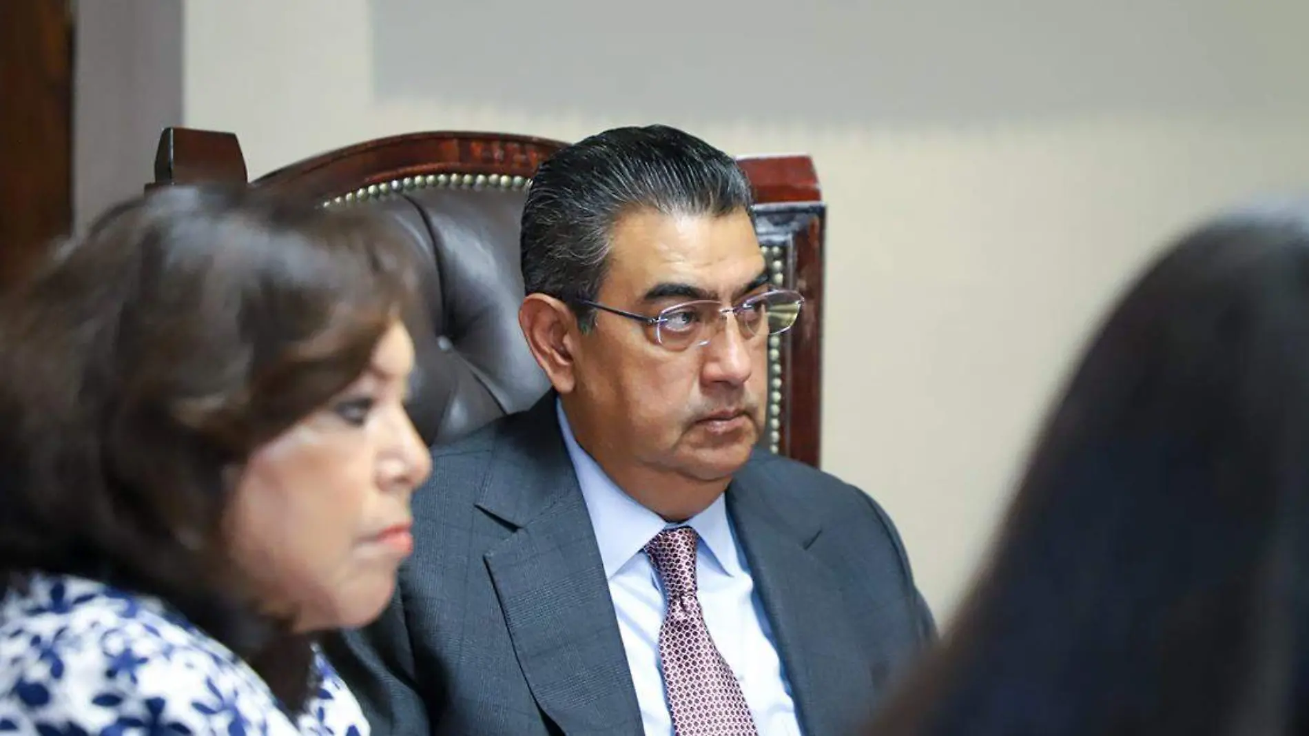 El gobernador del estado de Puebla, Sergio Salomón Céspedes Peregrina